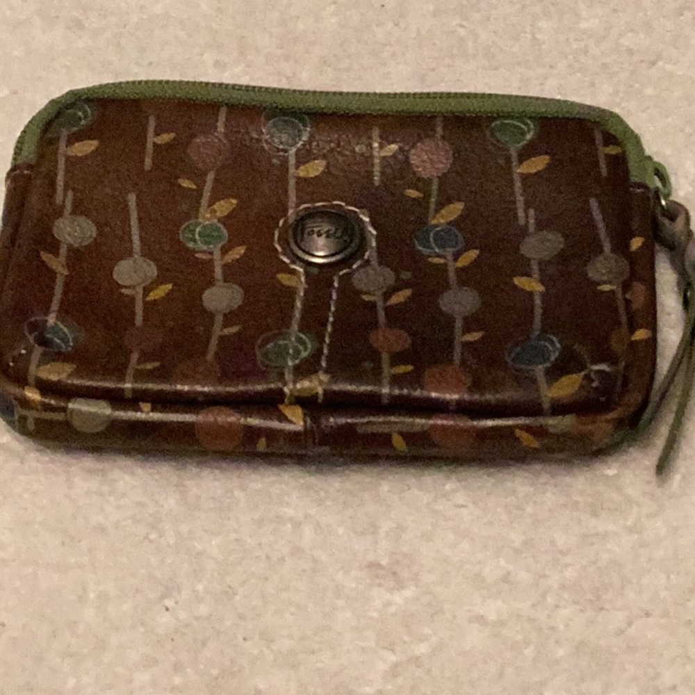 Fossil Brown Coin Purse Vintage - Picture 2 of 13